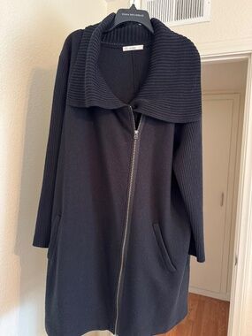 Sejour wool sweater coat